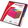 Pendaflex File Guide, A-Z Index, Letter Size, Magenta/Blue/Green/Yellow/Red (PFX 40142)
