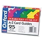 Oxford Alpha Card Guides, 4 x 6, Assorted, 25/Set (73154)