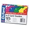 Oxford Alpha Card Guides, 4 x 6, Assorted, 25/Set (73154)