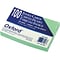Oxford 4 x 6 Index Cards, Blank, Green, 100/Pack (7420GRE)