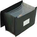 Pendaflex Jumbo 13 Pocket File, 12 Inch Expansion, Poly, Letter, Black (82013)