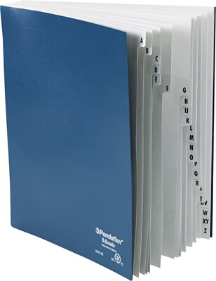 Pendaflex Expanding Desk Files, Laminated Alphabetic Tabs, Letter Size, Navy (ESSDDF3OX)