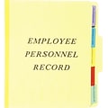 Pendaflex Vertical Personnel Folders, 1/3 Cut Top Tab, Letter, Yellow (ESSSER1YEL)