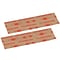 PM Company Tubular Flat Paper Coin Wrappers for 40 Quarters, Orange, 1,000/Pk