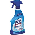 Lysol Power & Free Bathroom Cleaner, Cool Spring Breeze, 22 oz., 12/Carton (RAC85668CT)