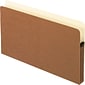 Pendaflex 30% Recycled Reinforced File Pocket, 3 1/2 Expansion, Legal Size, Brown, 25/Box (1526EOX)