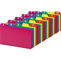 Oxford Alpha Card Guides, Assorted Colors, 3 x 5, 25/Set (73153)