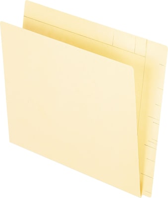 Pendaflex Recycled File Folder, Straight Cut, Letter Size, Manila, 100/Box (16640)