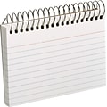 Oxford Spiral 3 x 5 Index Cards, Lined, White 50/Pack (40282)