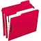 Pendaflex File Folder, 2 Tab, Letter Size, Red, 50/Box (PFX 21319)