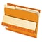 Pendaflex File Folder, 3 Tab, Letter Size, Orange, 100/Box (PFX 4210 1/3 ORA)