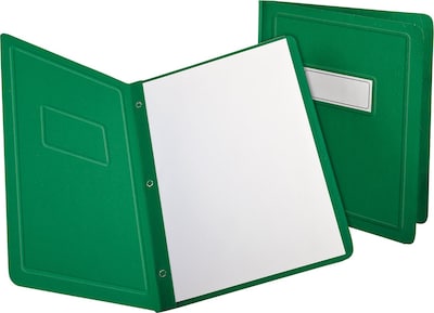 Oxford Embossed Report Cover, Letter Size, Green, 25/Box (ESS52503)