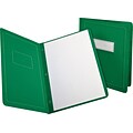 Oxford Embossed Report Cover, Letter Size, Green, 25/Box (ESS52503)