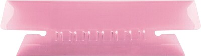 Pendaflex Hanging File Folder Tabs, 1/3 Tab, 3 1/2 Inch, Pink Tab/White Insert, 25/Pack (4312PIN)