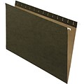 Pendaflex Hanging File Folders, Untabbed, Legal, Standard Green, 25/Box (81620)