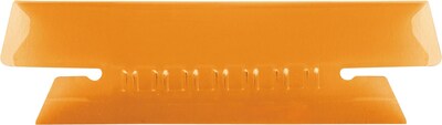 Pendaflex Hanging File Folder Tabs, 1/3 Tab, 3 1/2 Inch, Orange Tab/White Insert, 25/Pack (43 1/2 OR