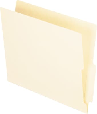 Pendaflex End Tab File Folder, Straight Cut, Letter Size, Manila, 100/Box (PFX H114D)