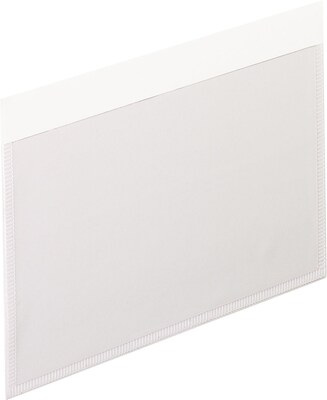 Esselte® Pendaflex® 3" x 5" Self Adhesive Pocket, Clear/White, 100/Pack