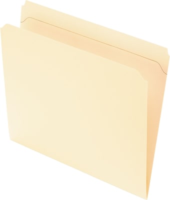 Pendaflex Heavy Duty File Folder, Straight Cut, Letter Size, Manila, 100/Box (PFX R752)