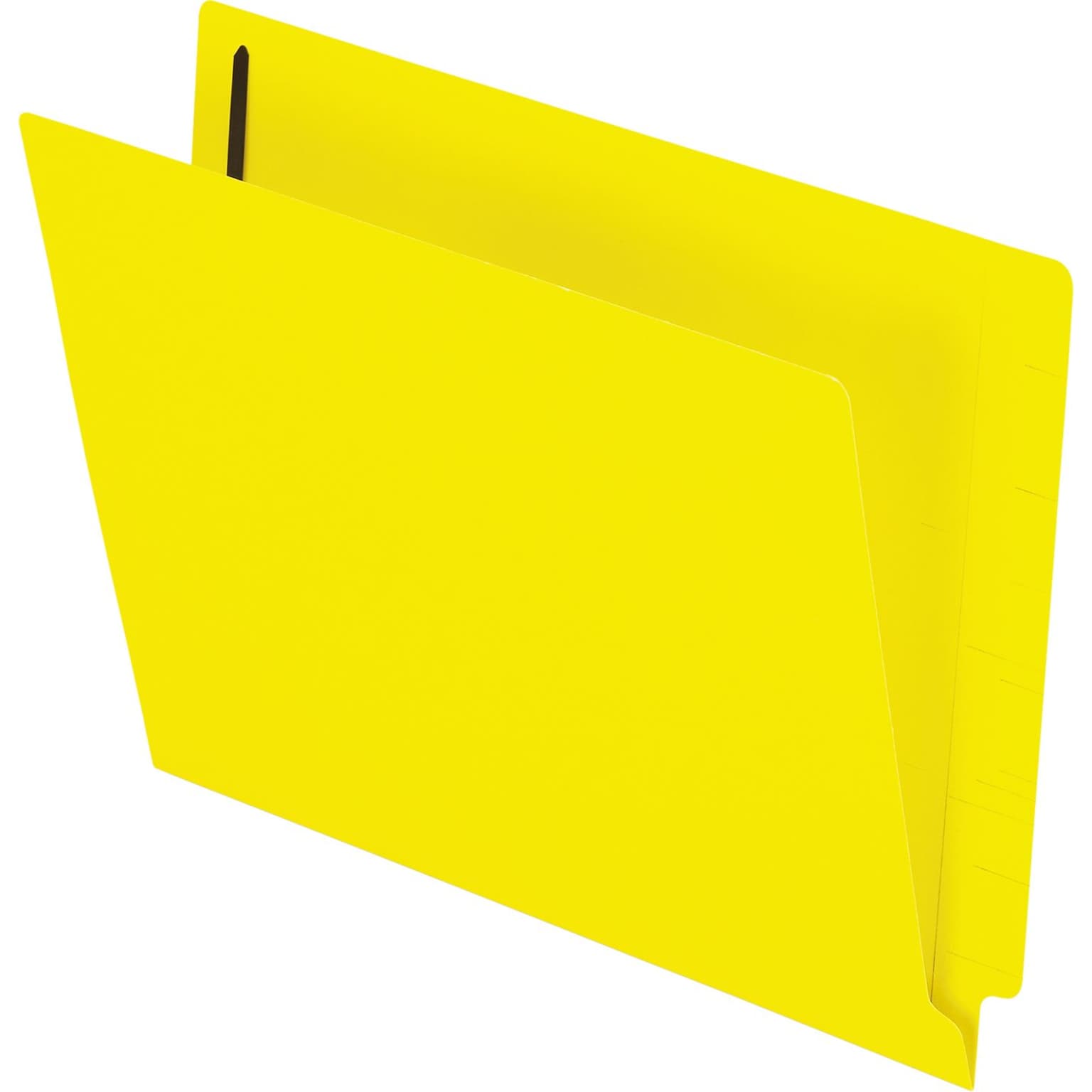 Pendaflex Colored Reinforced Heavy Duty End Tab Fasteners Folders, Letter Size, Yellow, 50/Box (H10U13Y)