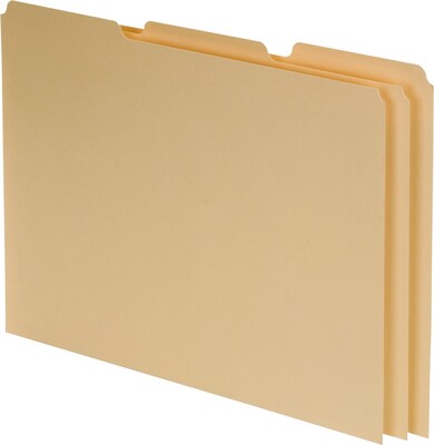 Pendaflex Top Tab File Guides, Blank, 1/3 Tab, 18 Point Manila, Letter Size, 100/Box