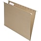 Pendaflex Earthwise Recycled Hanging File Folder, 5-Tab Tab, Letter Size, Natural, 25/Box (PFX 74542)