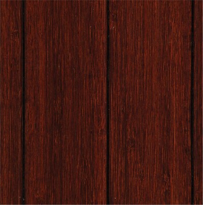 Anji Mountain Roll-Up Bamboo Chair Mat, Rectangular, 60" x 48", Dark Cherry