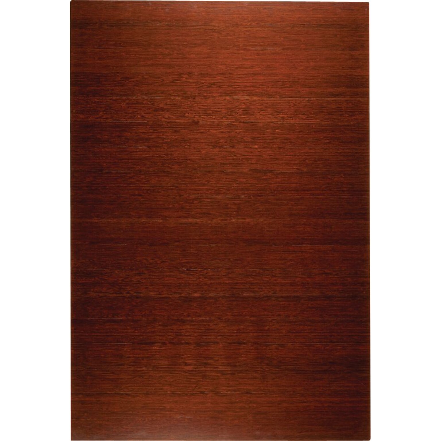 Anji Mountain Deluxe Roll-Up 48x72 Bamboo Chair Mat for Hard Floor, Rectangular, Dark Cherry (AMB24015W)