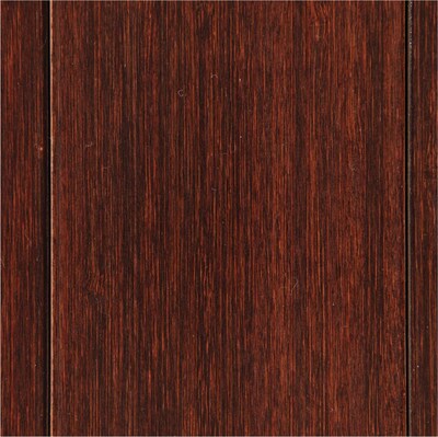 Anji Mountain Deluxe Roll-Up Bamboo Chair Mat, Standard Lip, 44" x 52", Dark Cherry