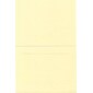 JAM Paper® Blank Foldover Cards, A7 size, 5 x 6 5/8, 80lb Strathmore Ivory Wove Panel, 25/pack (37806093)