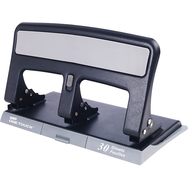 Heavy-Duty 3-Hole Punch with Padded Handle