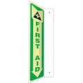Accuform Signs® First Aid Projection Sign, Green/White, 18H x 4W, 1/Pack (PSP918)