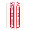 Accuform Fire Extinguisher Projection Sign, Red/White, 18H x 4W (PSP315)