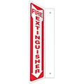 Accuform Fire Extinguisher Projection Sign, Red/White, 12H x 4W (PSP403)