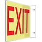Accuform Exit Projection Sign, Red/White, 8"H x 12"W (PSP224)