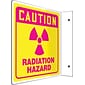 Accuform Radiation Hazard Projection Sign, Pink/Yellow, 8"H x 8"W (PSP771)