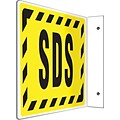 Accuform SDS Projection Sign, 8H x 12W (PSP776)