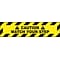 Accuform Signs® Slip-Gard™ CAUTION WATCH YOUR STEP Border Floor Sign, Black/Yellow, 6H x 24W, 1/Pk