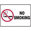 ACCUFORM SIGNS® Safety Sign, NO SMOKING, 10 x 14, Aluminum, Each