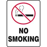 ACCUFORM SIGNS® Safety Sign, NO SMOKING, 14 x 10, Aluminum, Each