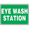 ACCUFORM SIGNS® Safety Sign, EYE WASH STATION, 7 x 10, Aluminum, Each