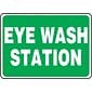 Accuform Signs® Safety Sign, Eye Wash Station, 7" X 10", Adhesive Vinyl, Ea (MFSD987VS)