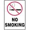 Accuform Safety Sign, No Smoking, 10 X 7, Adhesive Vinyl (MSMK407VS)