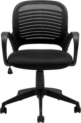 Offices To Go® Managers Chair, Mesh, Black, Seat: 19W x 17 1/2D, Back: 18W x 16 1/2H