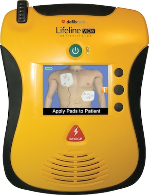 Defibtech® Lifeline View AED Defibrillator with Prescription Certificate; Semi Automatic
