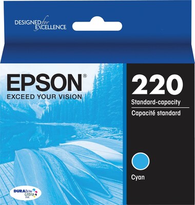 Epson T220 Cyan Standard Yield Ink Cartridge (T220220-S)