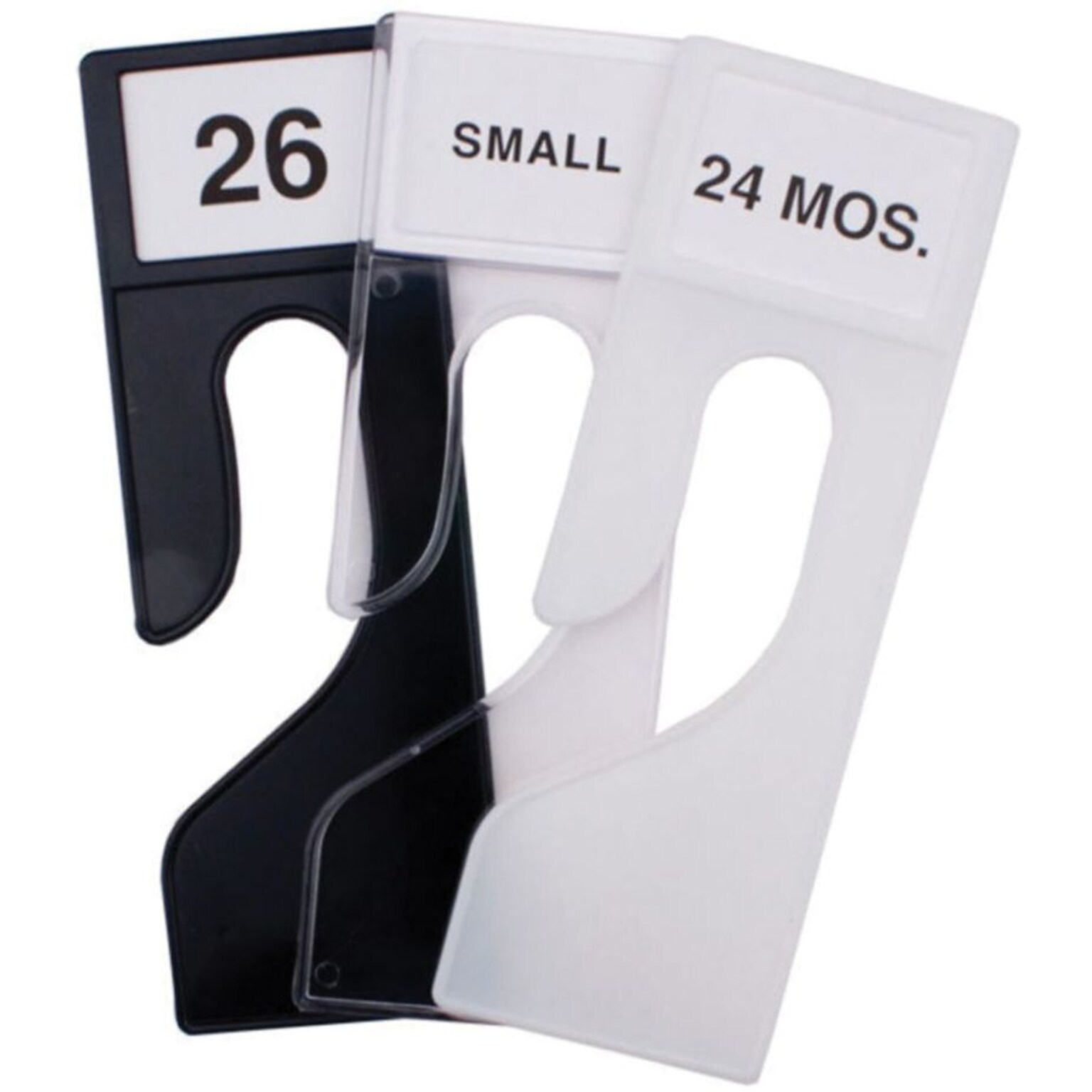 NAHANCO 10 3/4 x 3 3/4 King Size Divider, Black, 100/Pack (275E 100)