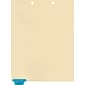 Medical Arts Press® Position 1 Colored End-Tab Chart Dividers, Patient Info., Med. Blue