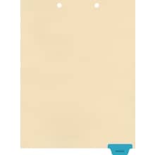 Medical Arts Press® Position 6 Colored End-Tab Chart Dividers, Insurance, Med. Blue