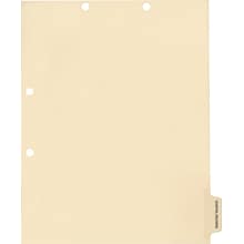 Medical Arts Press® Position 6 Colored Side-Tab Chart Dividers, Hospital Records, Clear